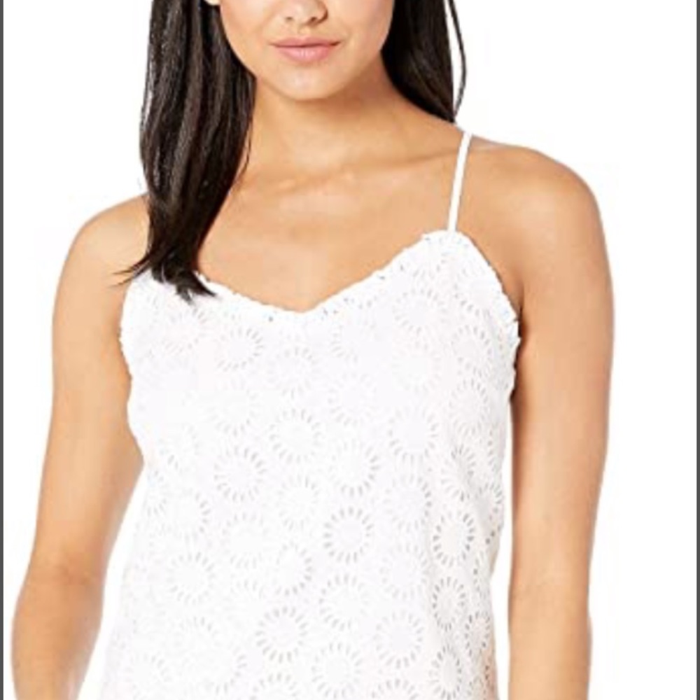 Lilly Pulitzer Dusk Eyelet Tank Top XS NWT